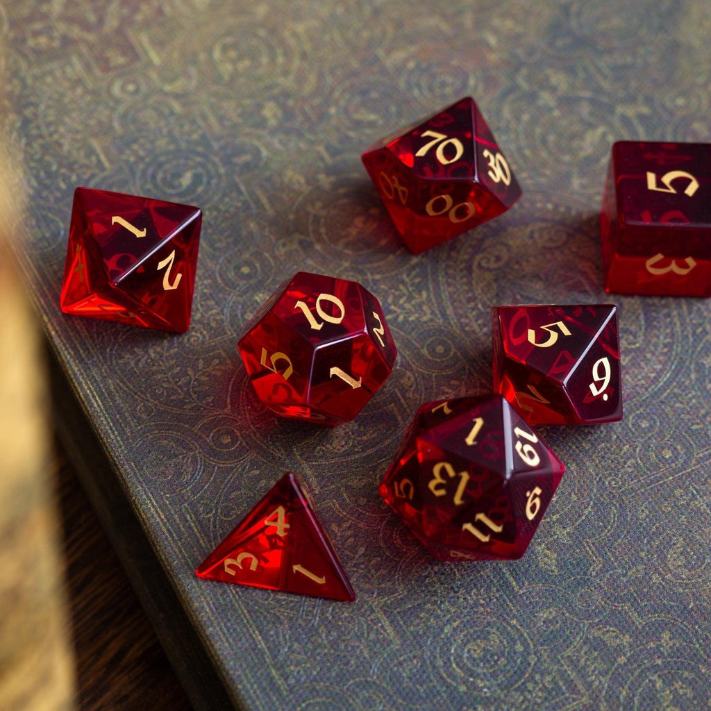 Bloodglass Dice Set