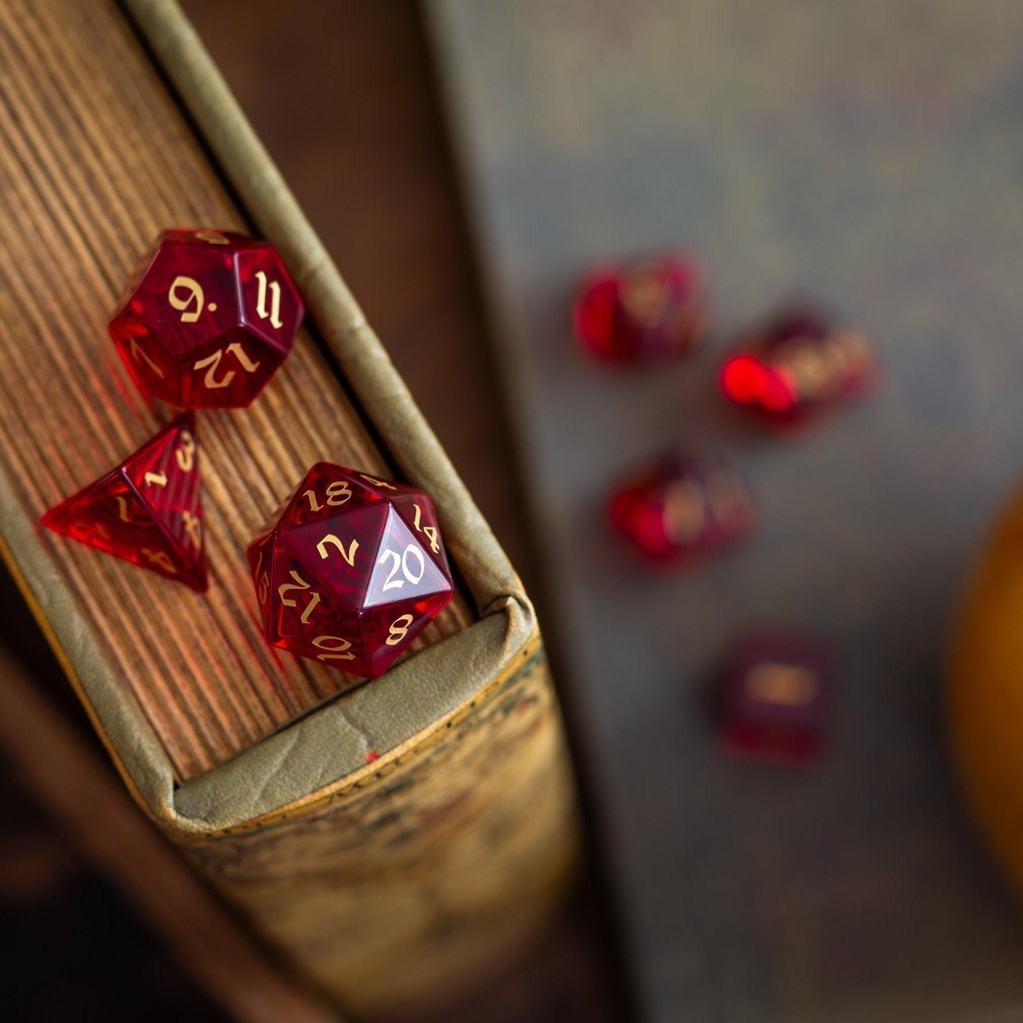 Bloodglass Dice Set