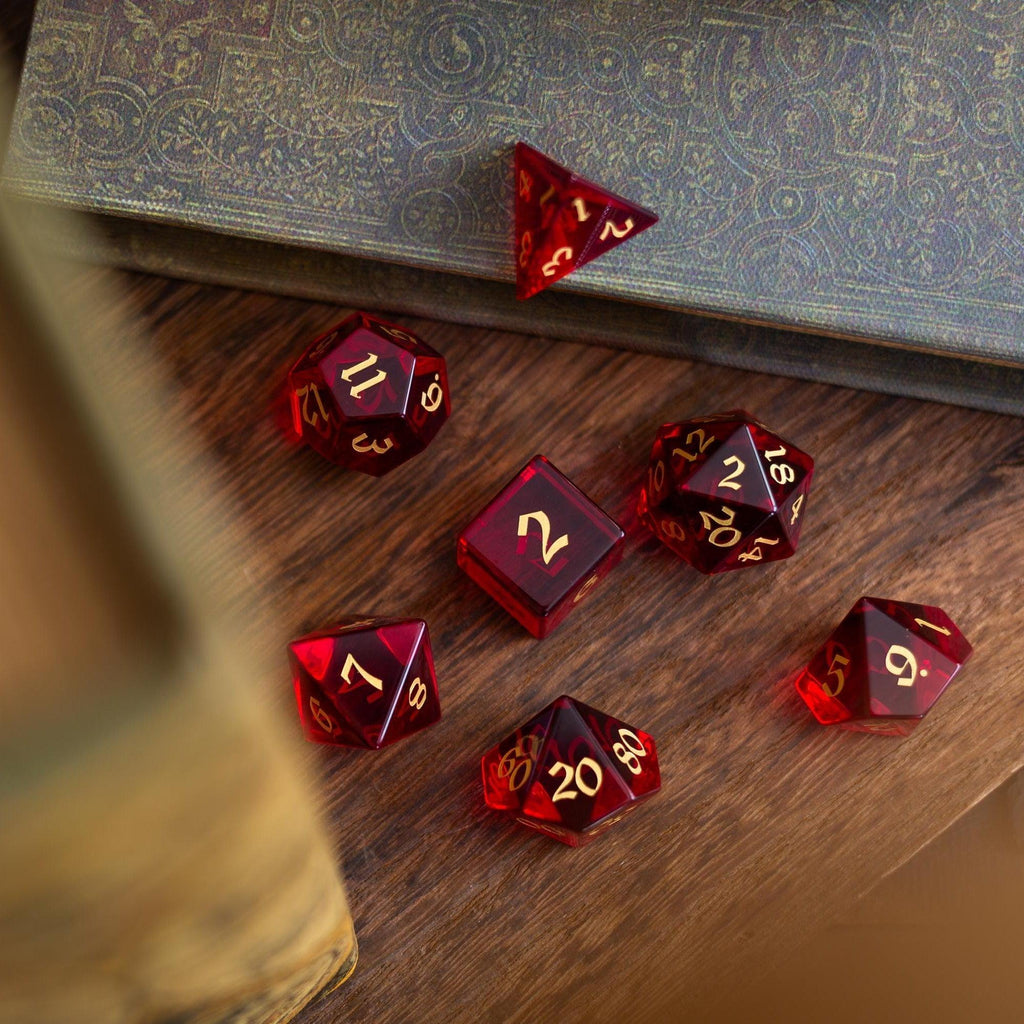 Bloodglass Dice Set