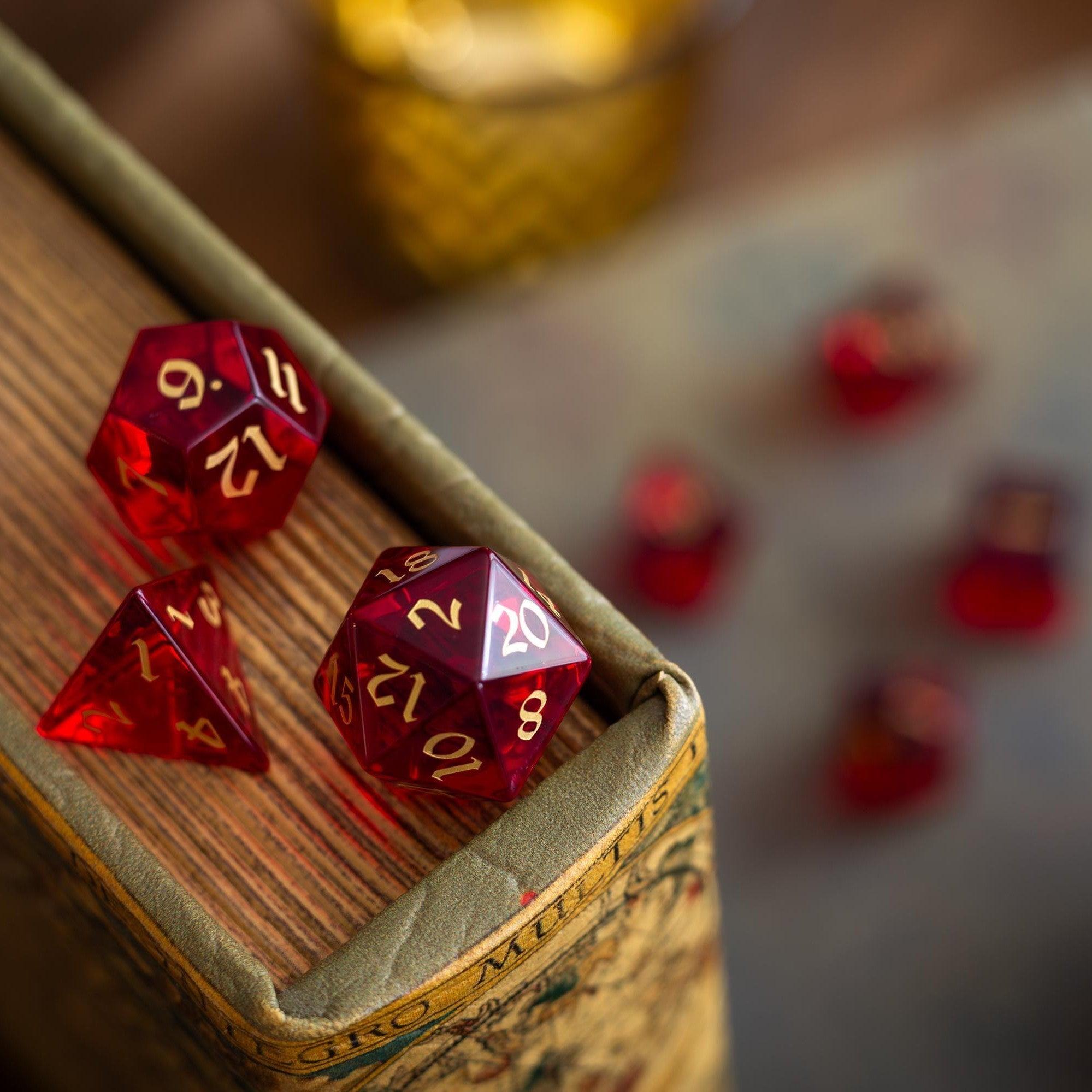 Bloodglass Dice Set