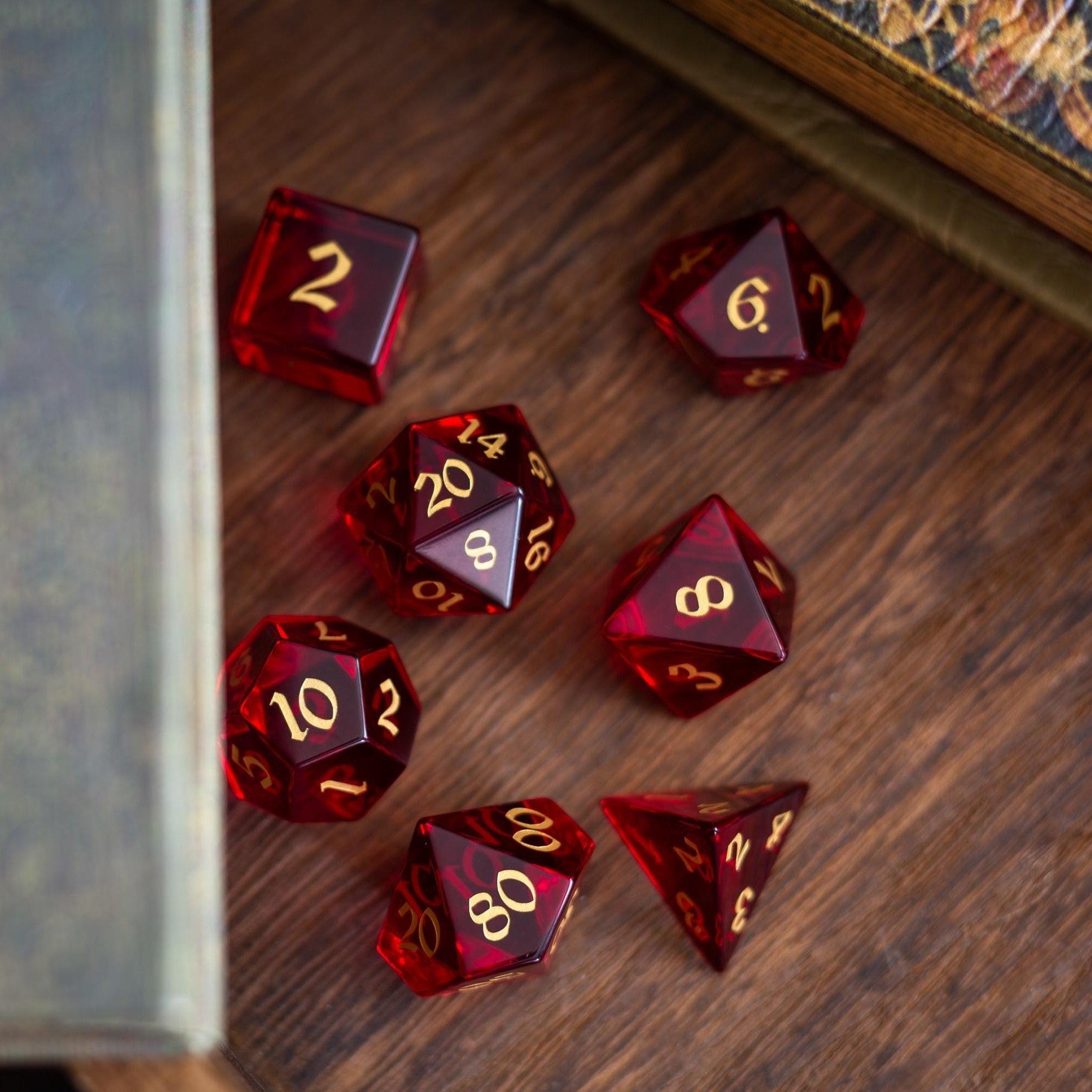 Bloodglass Dice Set