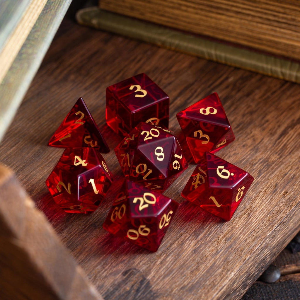 Bloodglass Dice Set