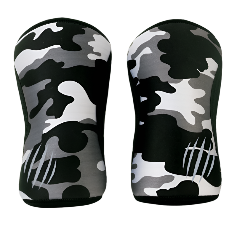 Bear KompleX Knee Sleeves, Black Camo (Pair)