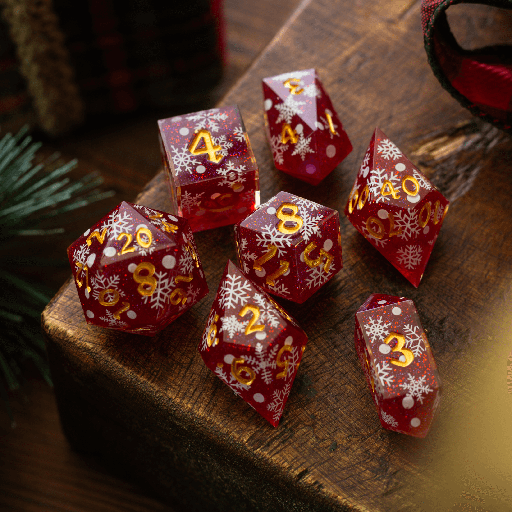 Winterember Dice Set