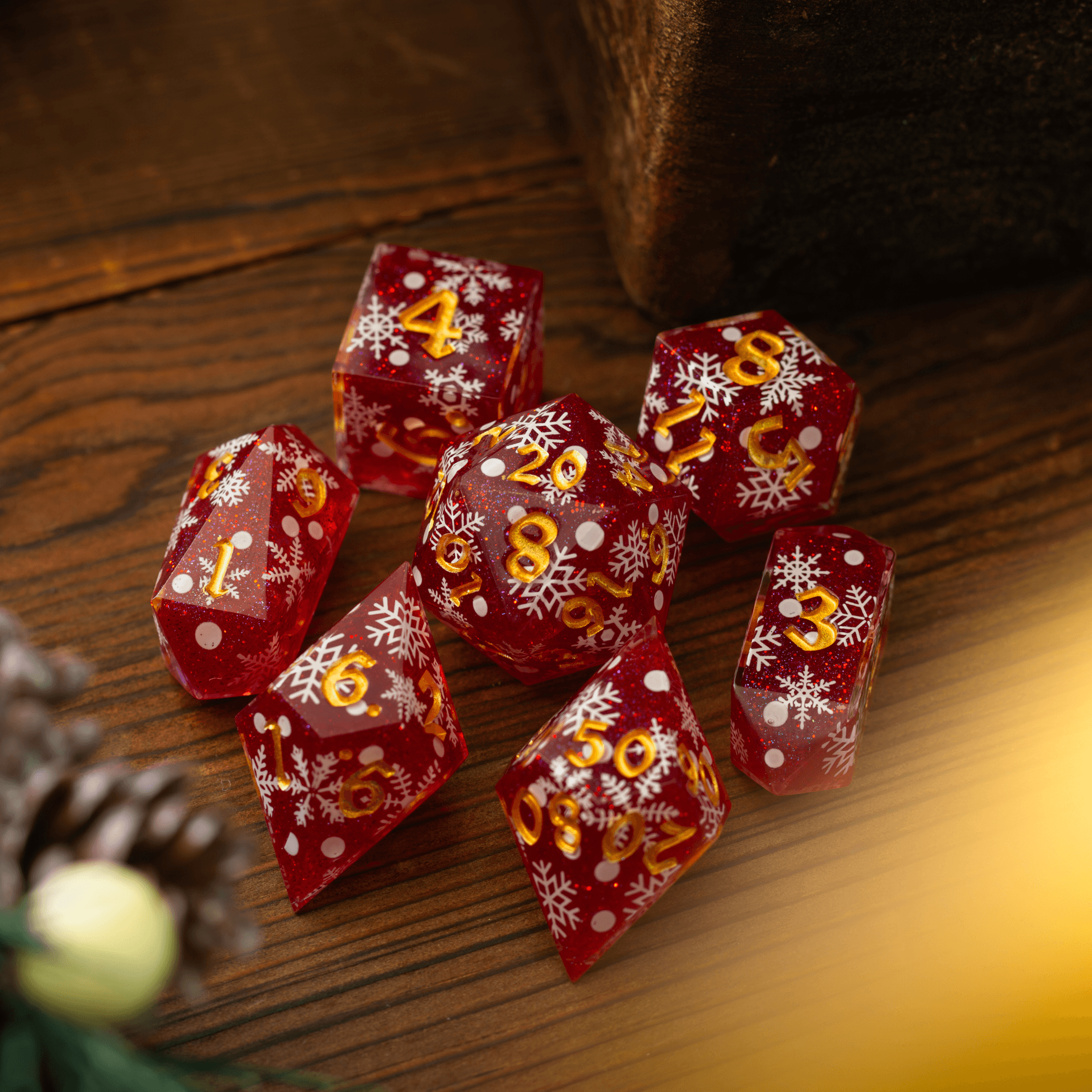 Winterember Dice Set