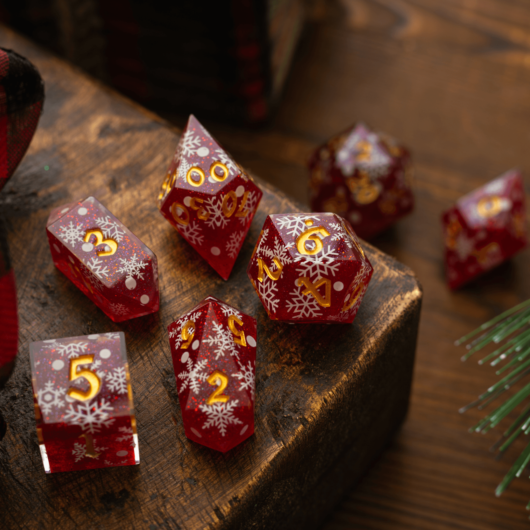 Winterember Dice Set
