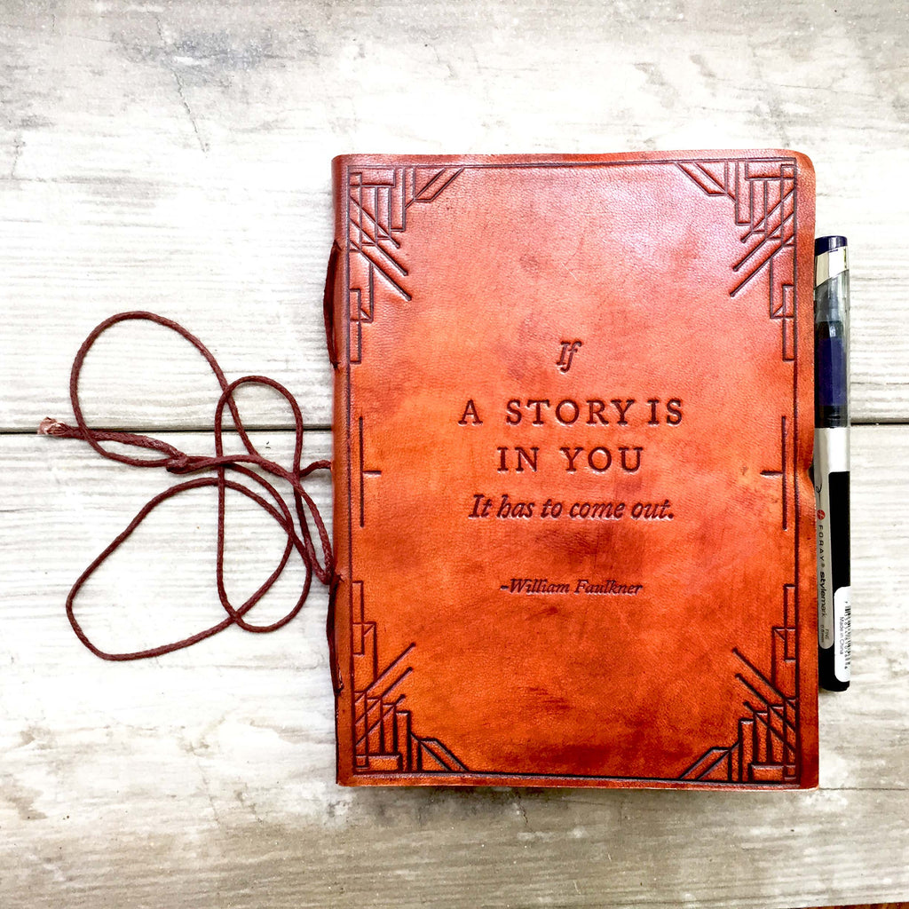If A Story Handmade Leather Journal