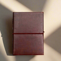 Rustic Dark Brown Leather Journal, 5x7, Unlined