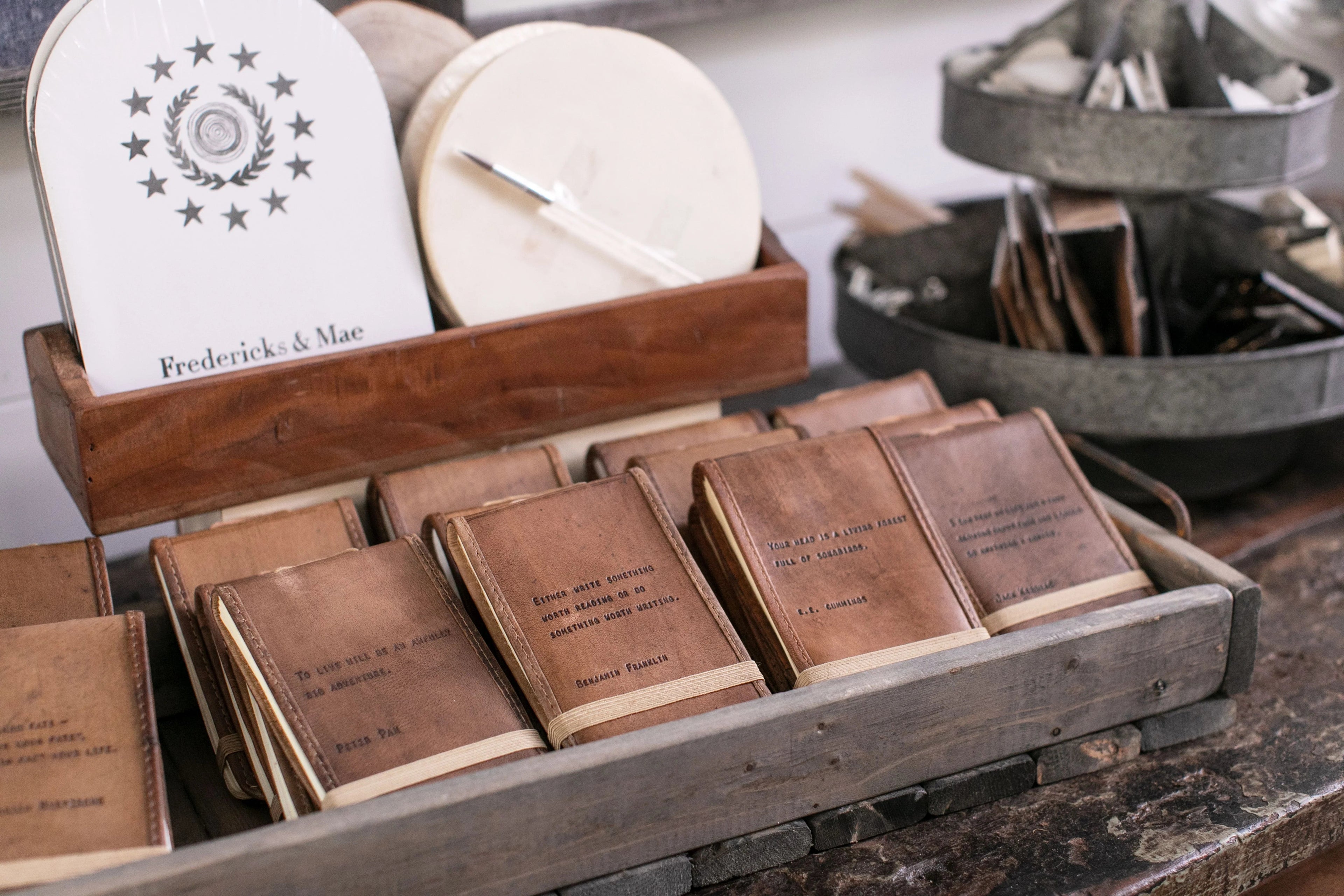 Mini Leather Journal, Creative Ramblings