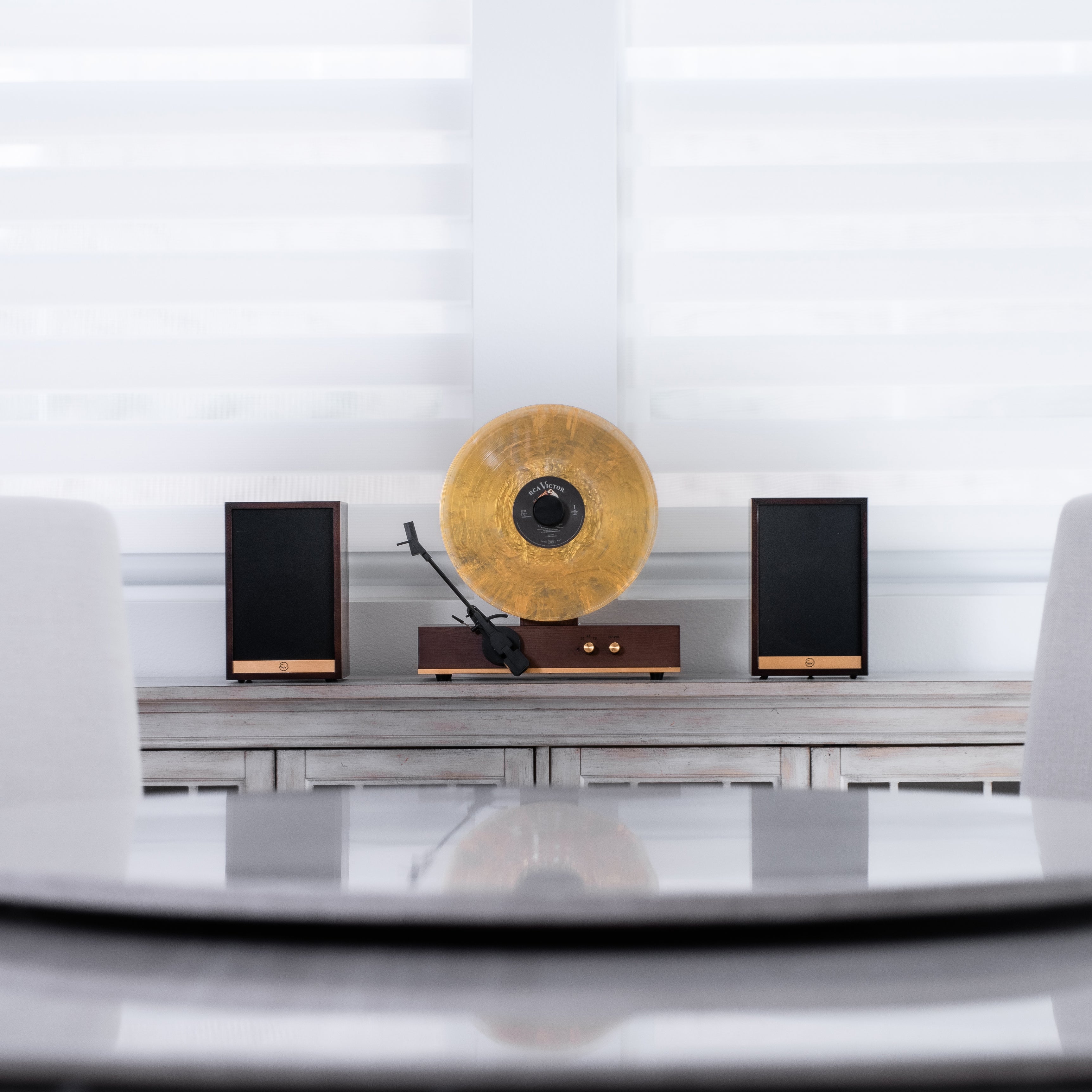 Fuse GLD Vertical Vinyl Record Player