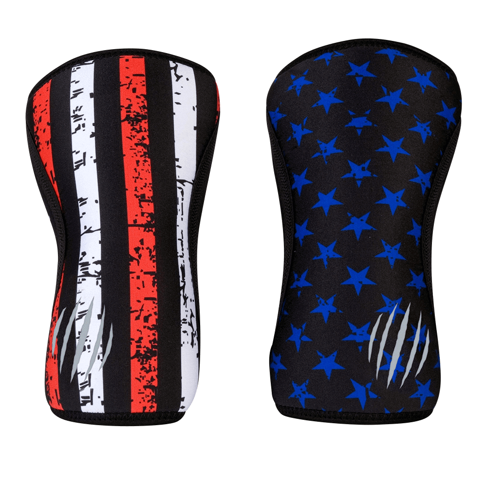 Bear KompleX Knee Sleeves, Stars and Stripes (Pair)