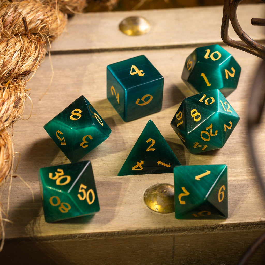 Deep Forest Dice Set