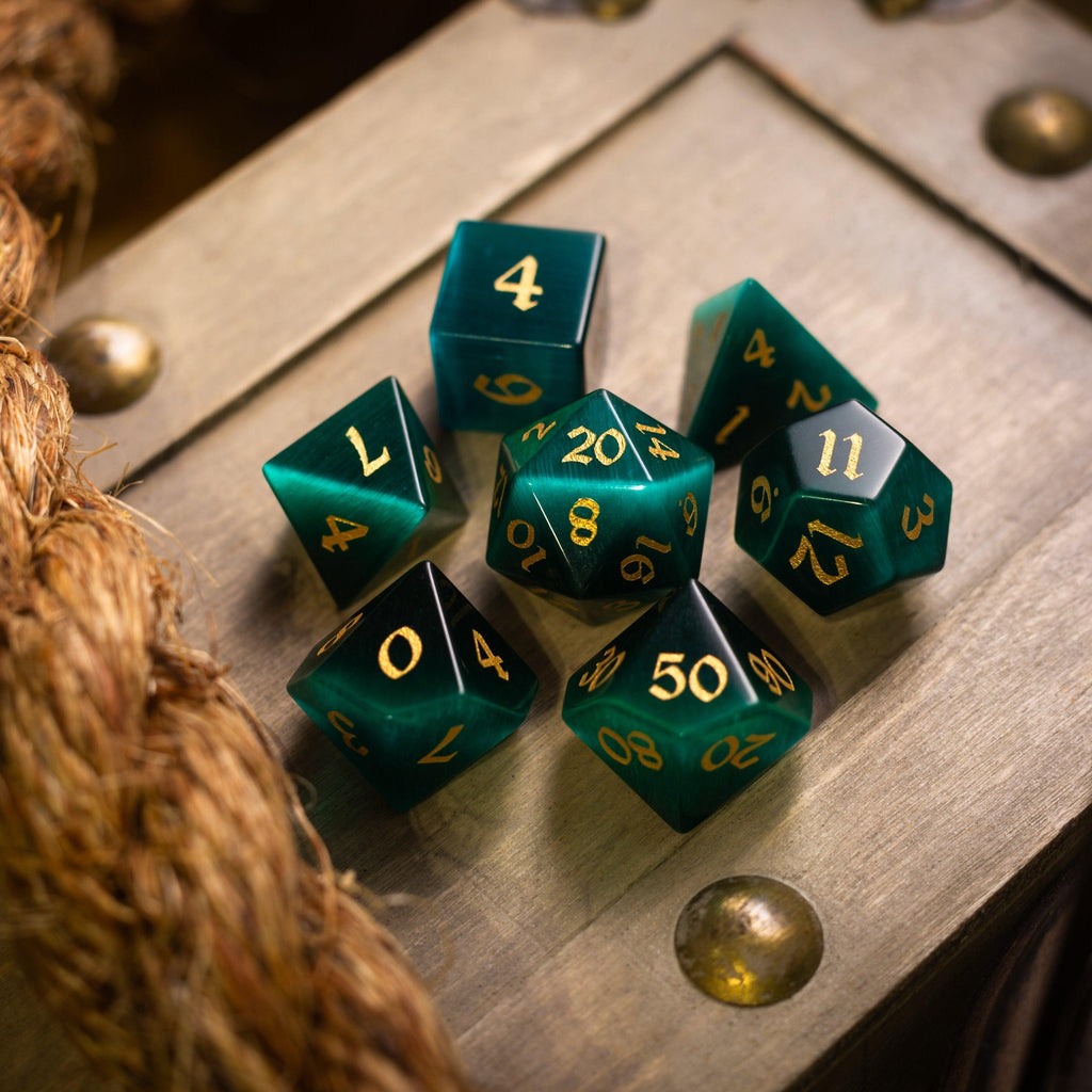 Deep Forest Dice Set