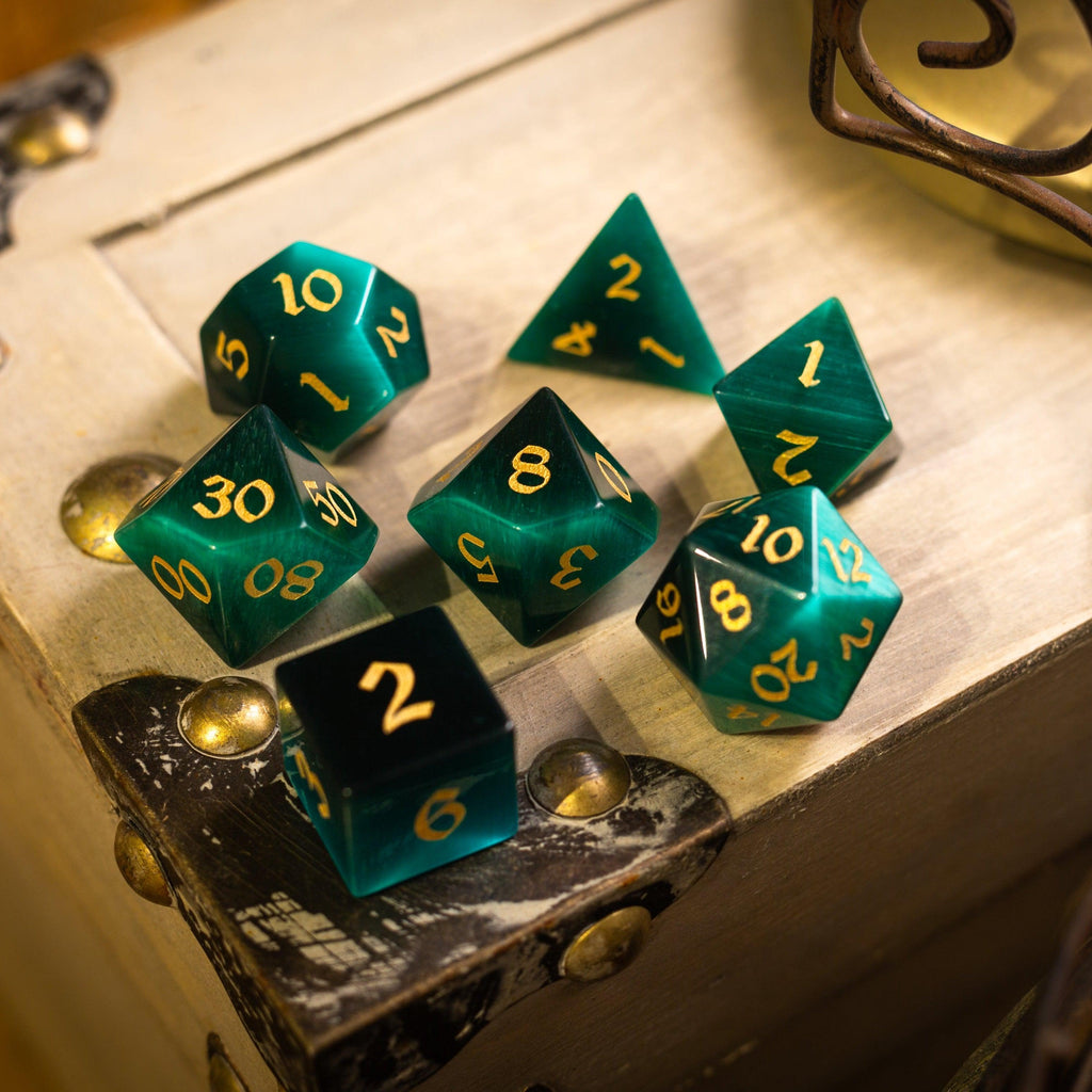 Deep Forest Dice Set