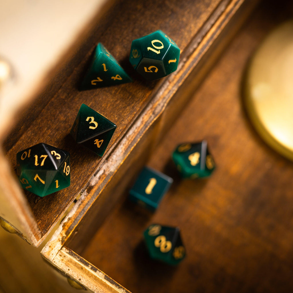 Deep Forest Dice Set
