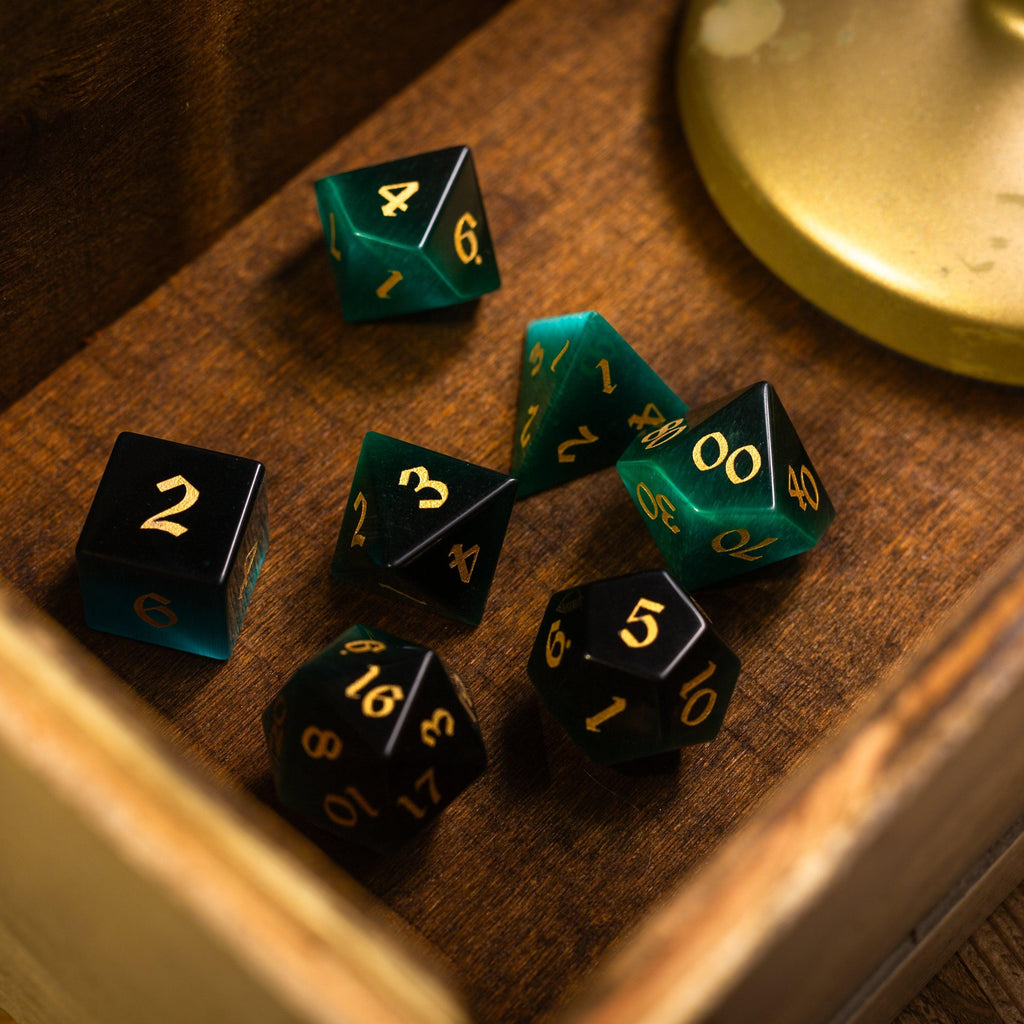 Deep Forest Dice Set