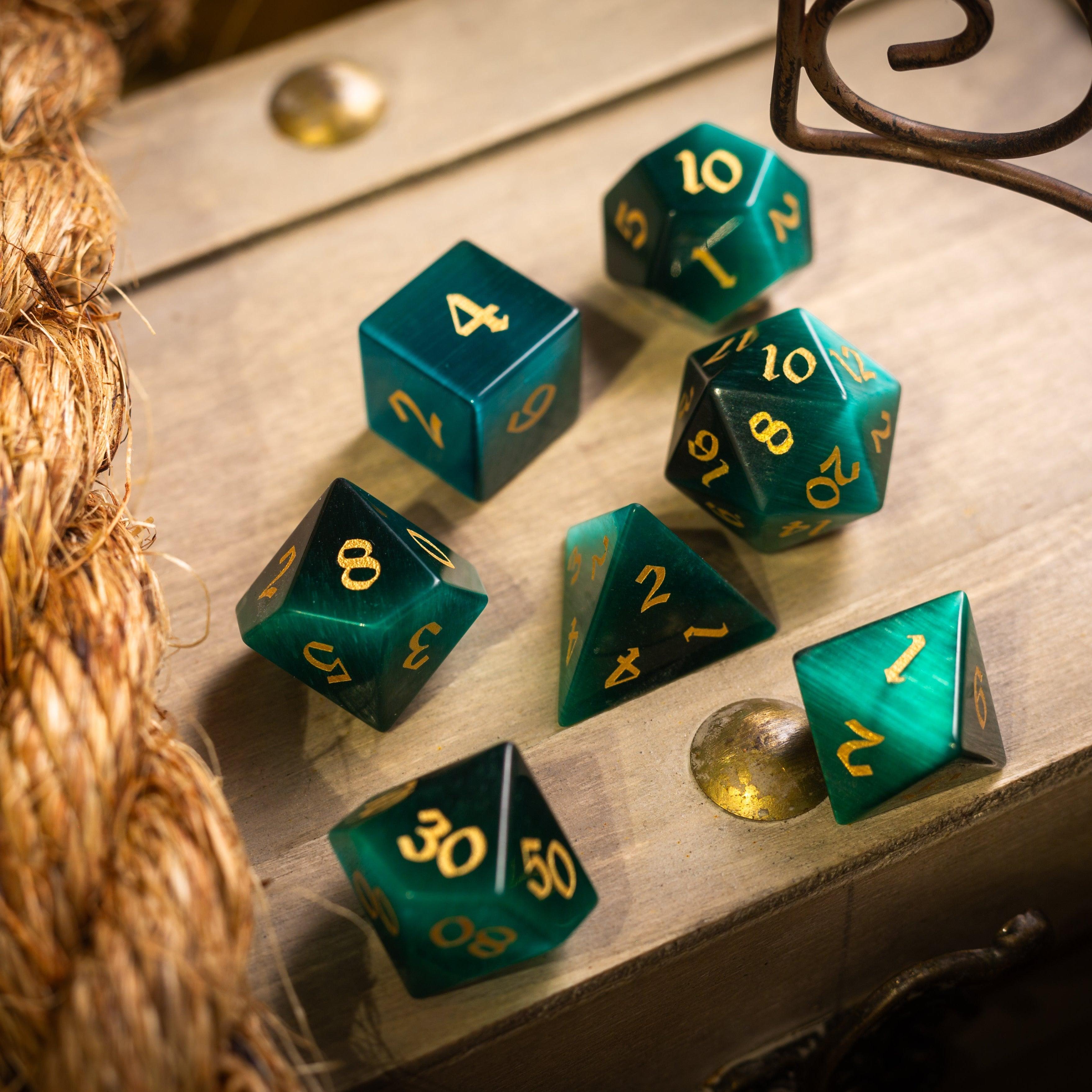 Deep Forest Dice Set