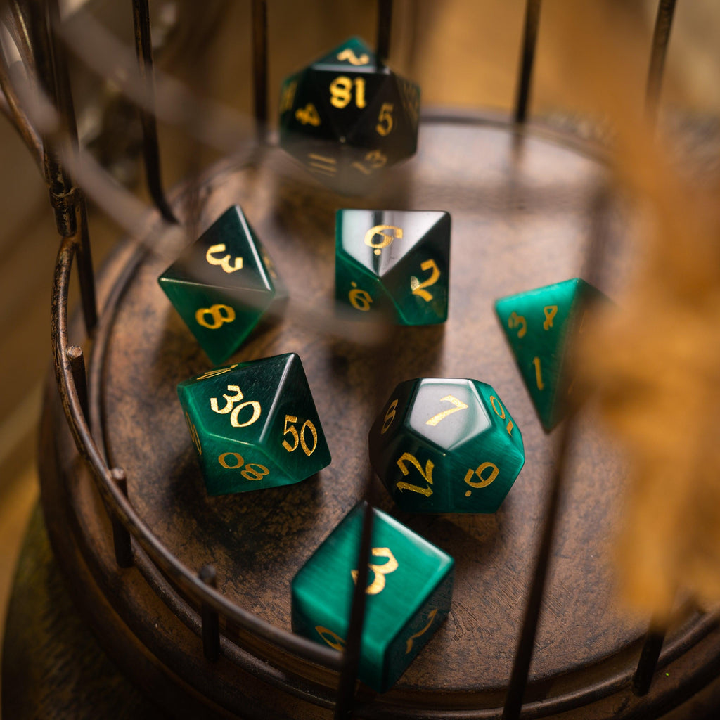 Deep Forest Dice Set