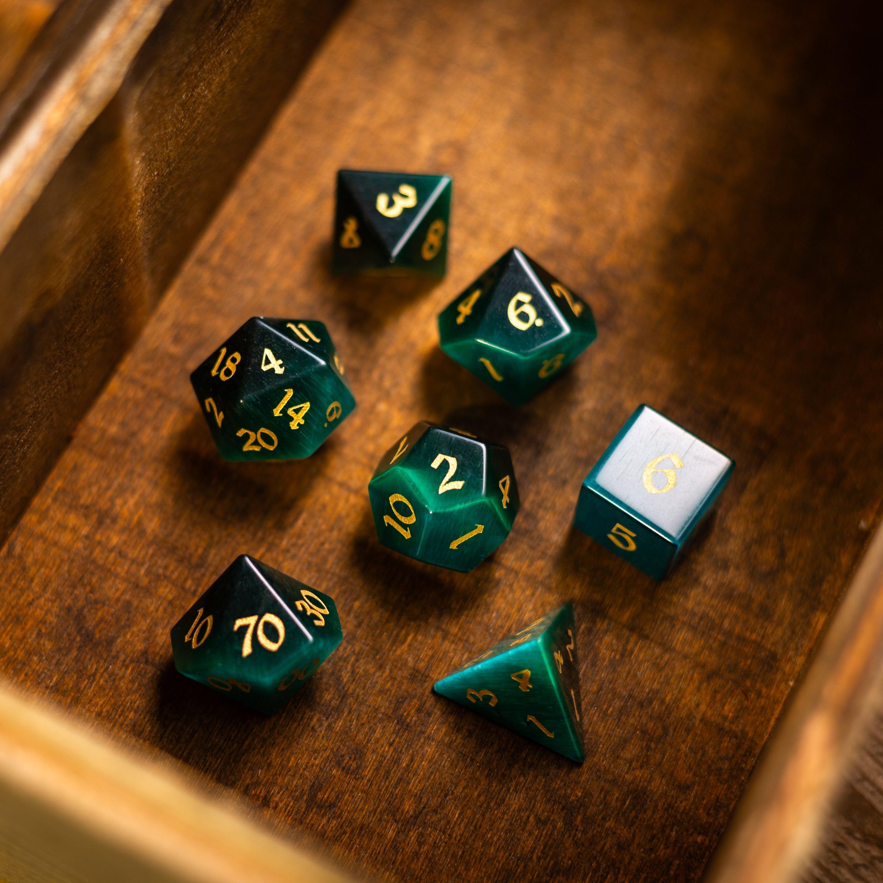 Deep Forest Dice Set