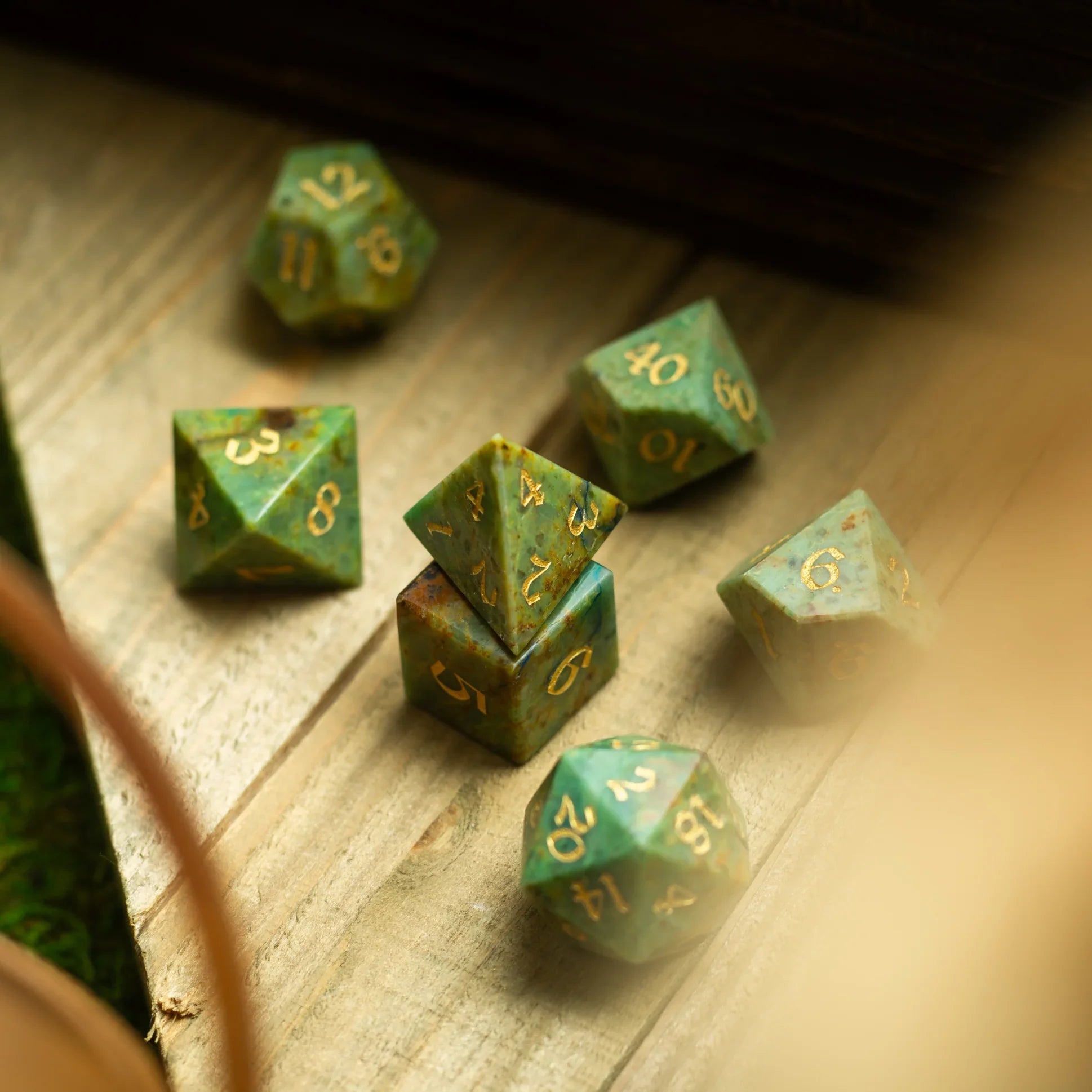 Azurite Dice Set