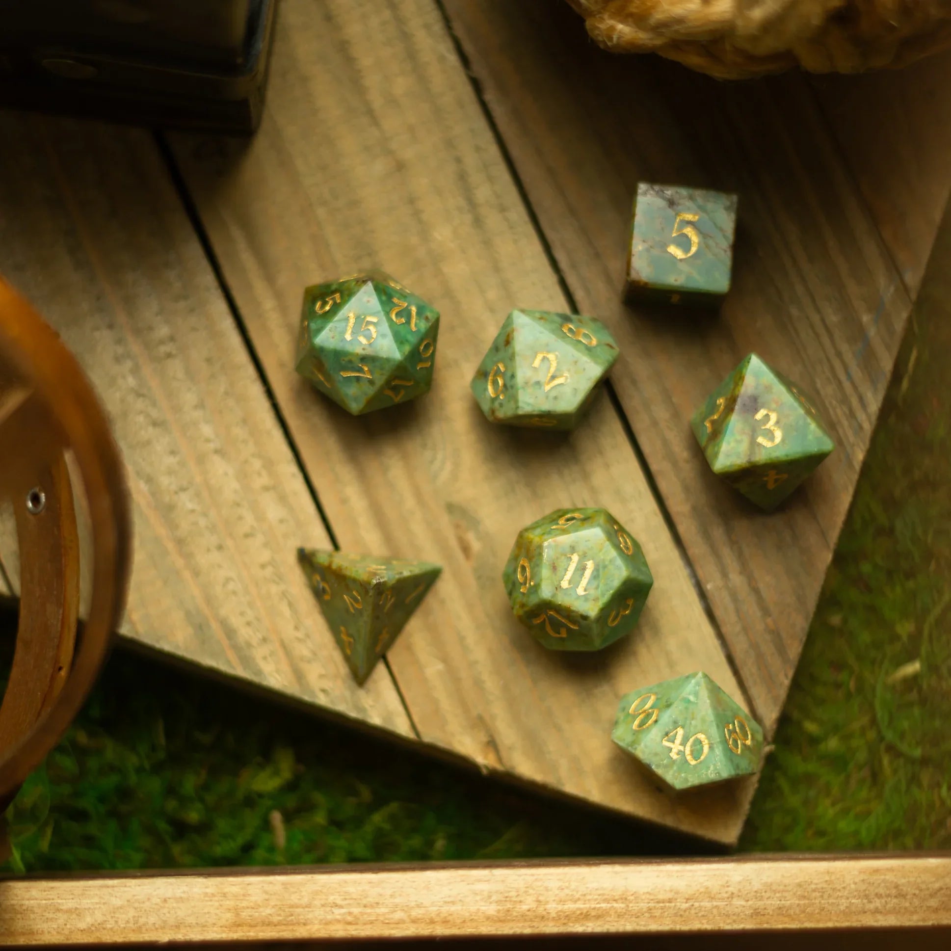Azurite Dice Set