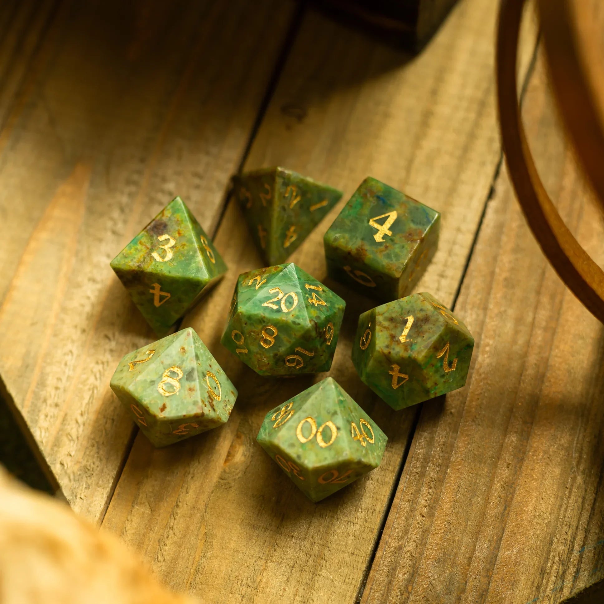 Azurite Dice Set