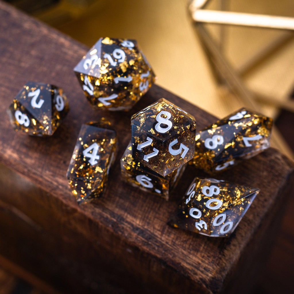 Solid Gold Dice Set
