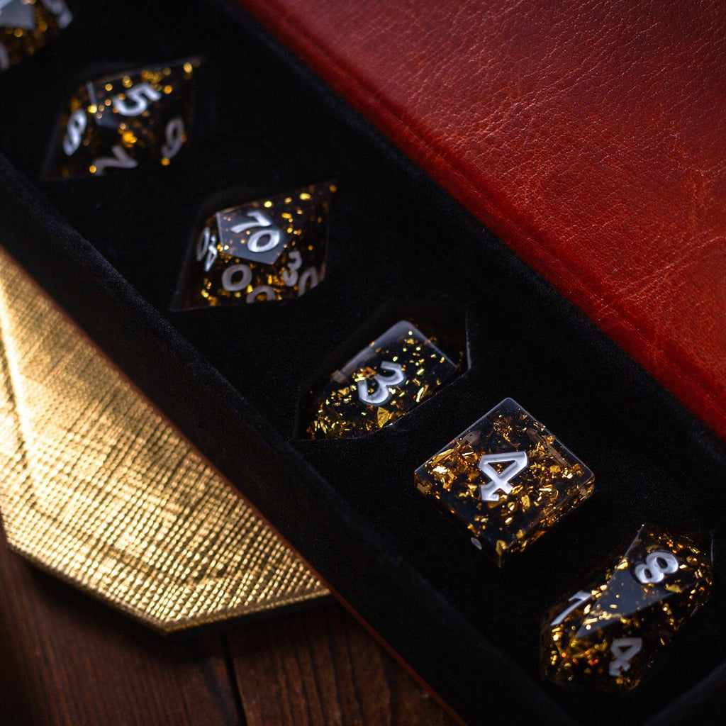 Solid Gold Dice Set