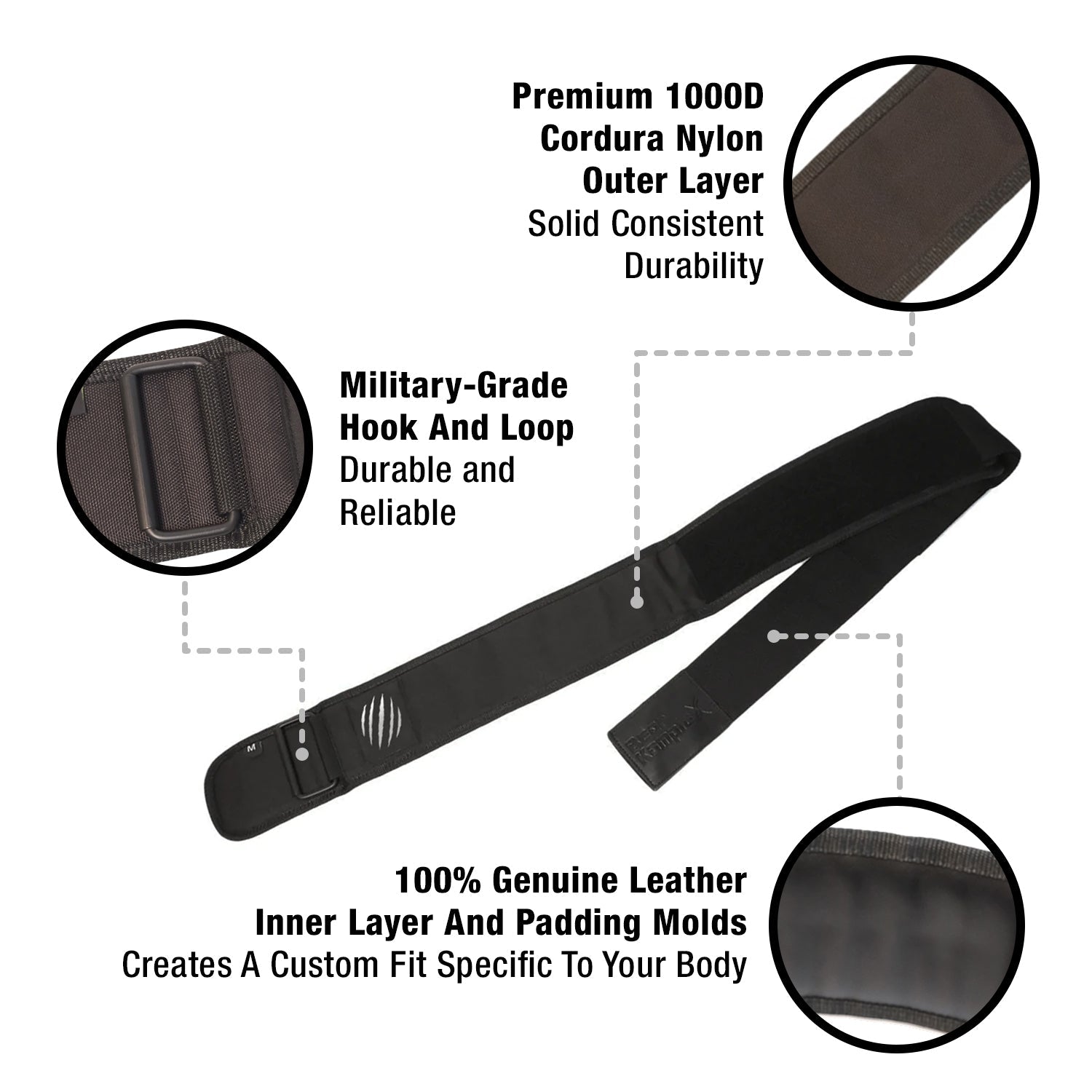 Bear KompleX APEX Premium Leather Lifting Belt