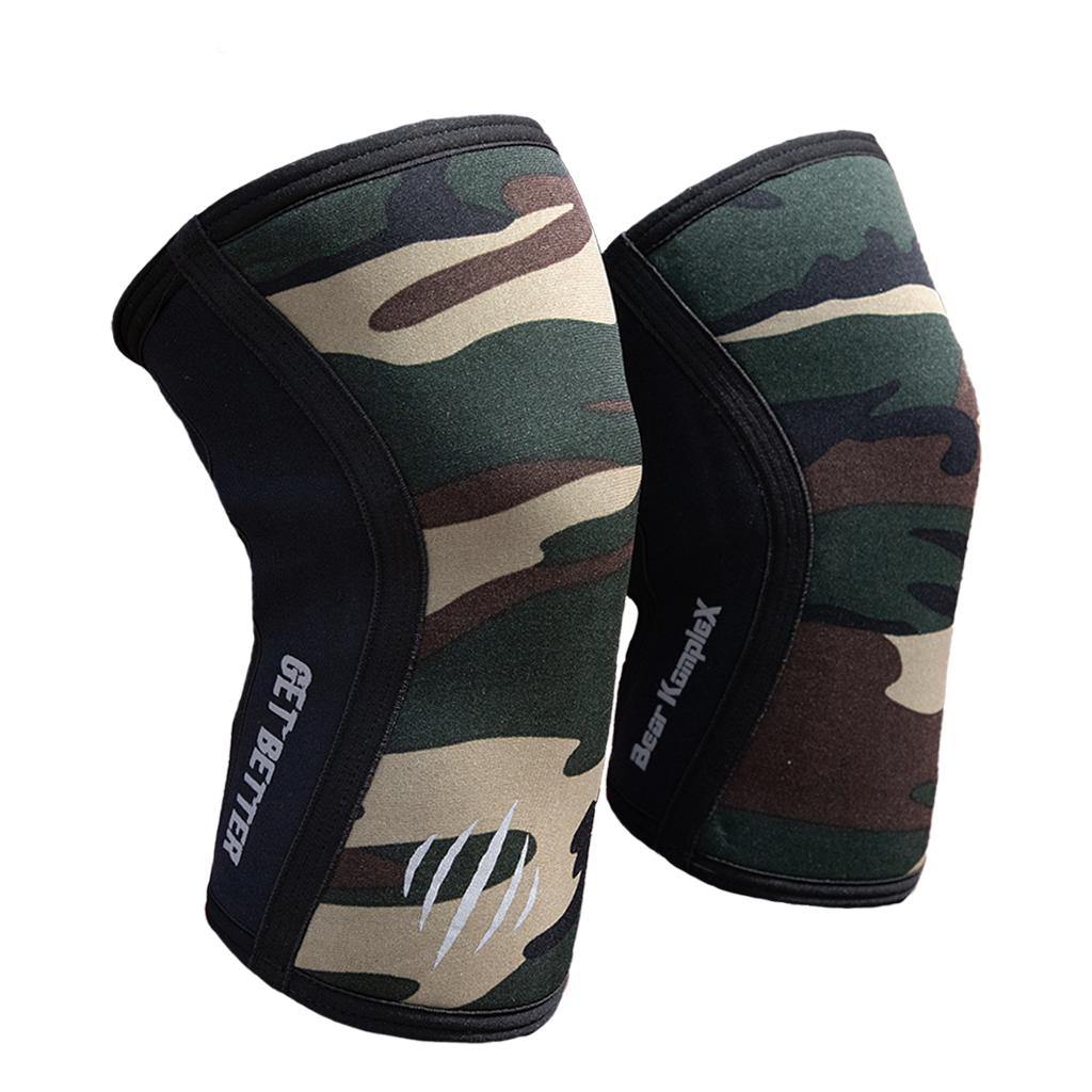 Bear KompleX Knee Sleeves, Camo (Pair)