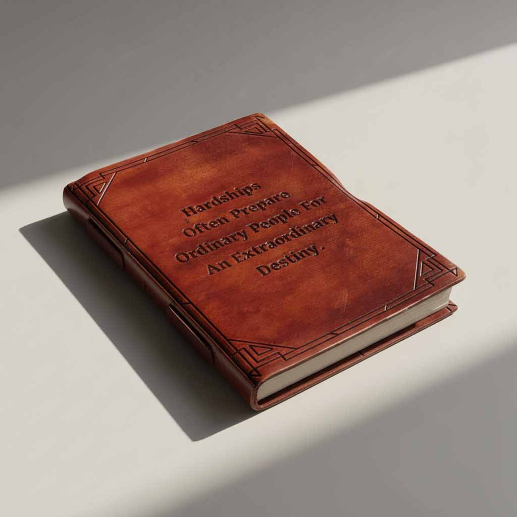 C.S. Lewis Quote Leather Journal, 7x5