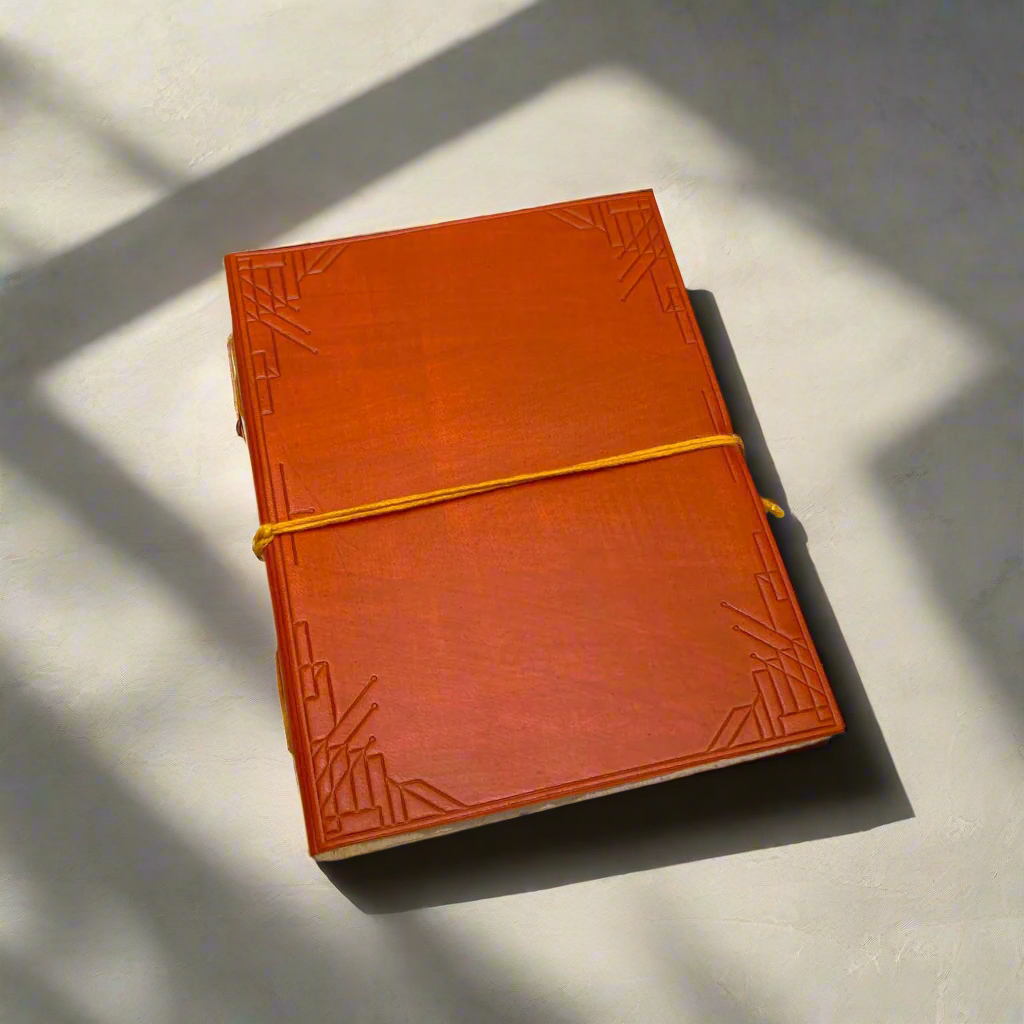 Plain Cover Leather Journal, Lined