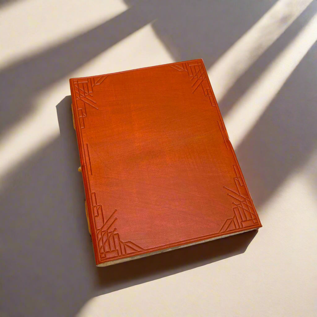 Plain Cover Leather Journal, Lined