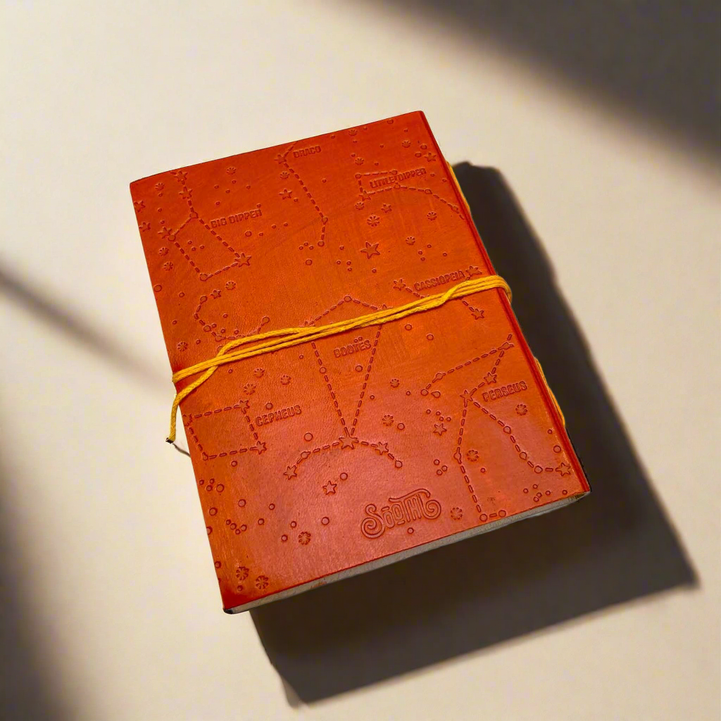 Plain Cover Leather Journal, Lined