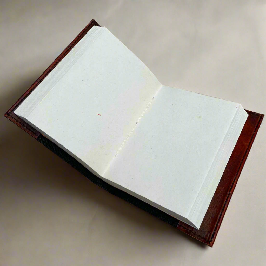 Robert Frost Refillable Leather Journal, The Woods Are Lovely