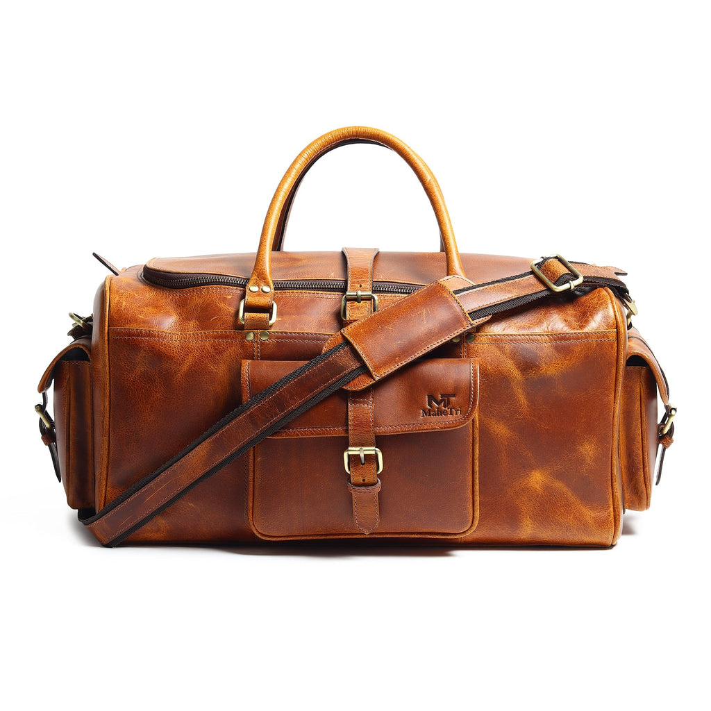 Berlin Leather Weekender Duffle