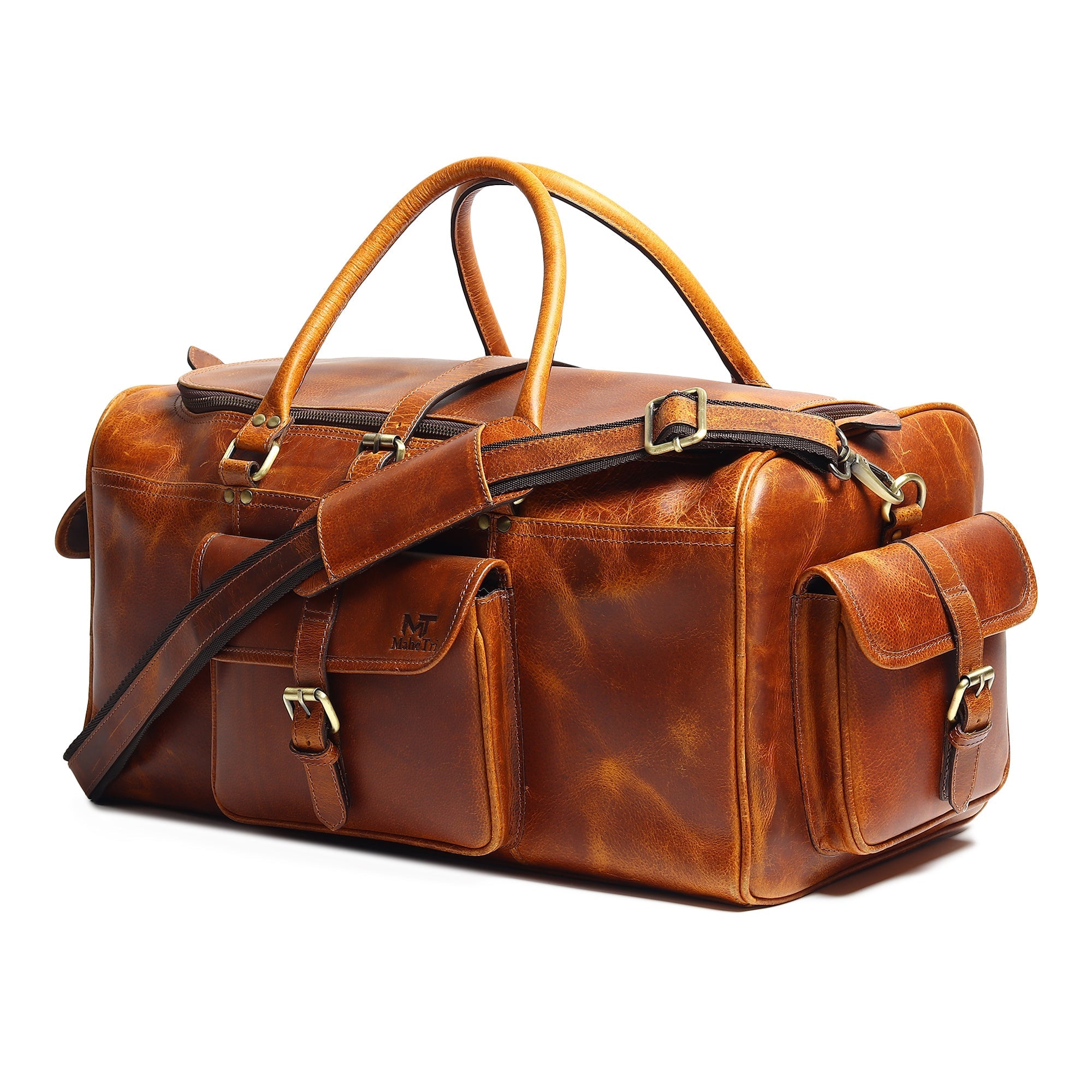 Berlin Leather Weekender Duffle