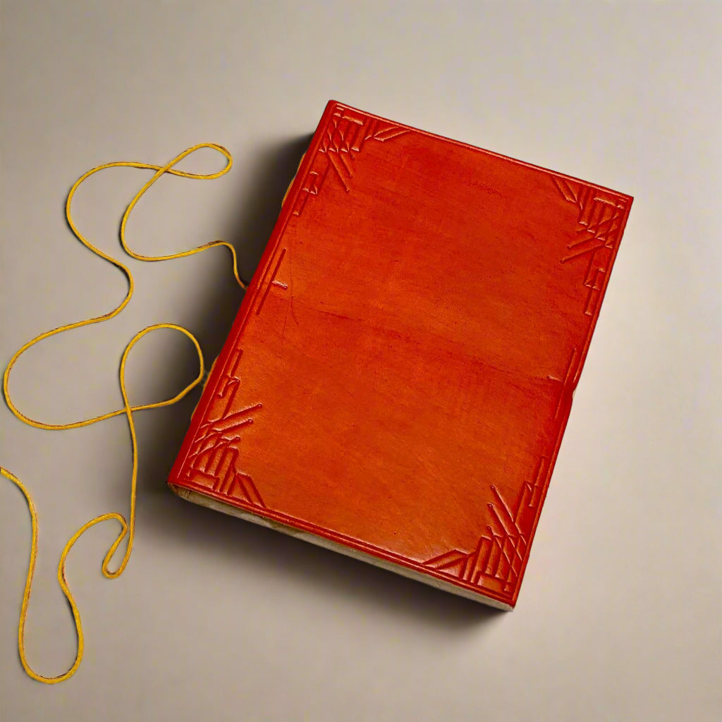 Plain Cover Leather Journal, Lined