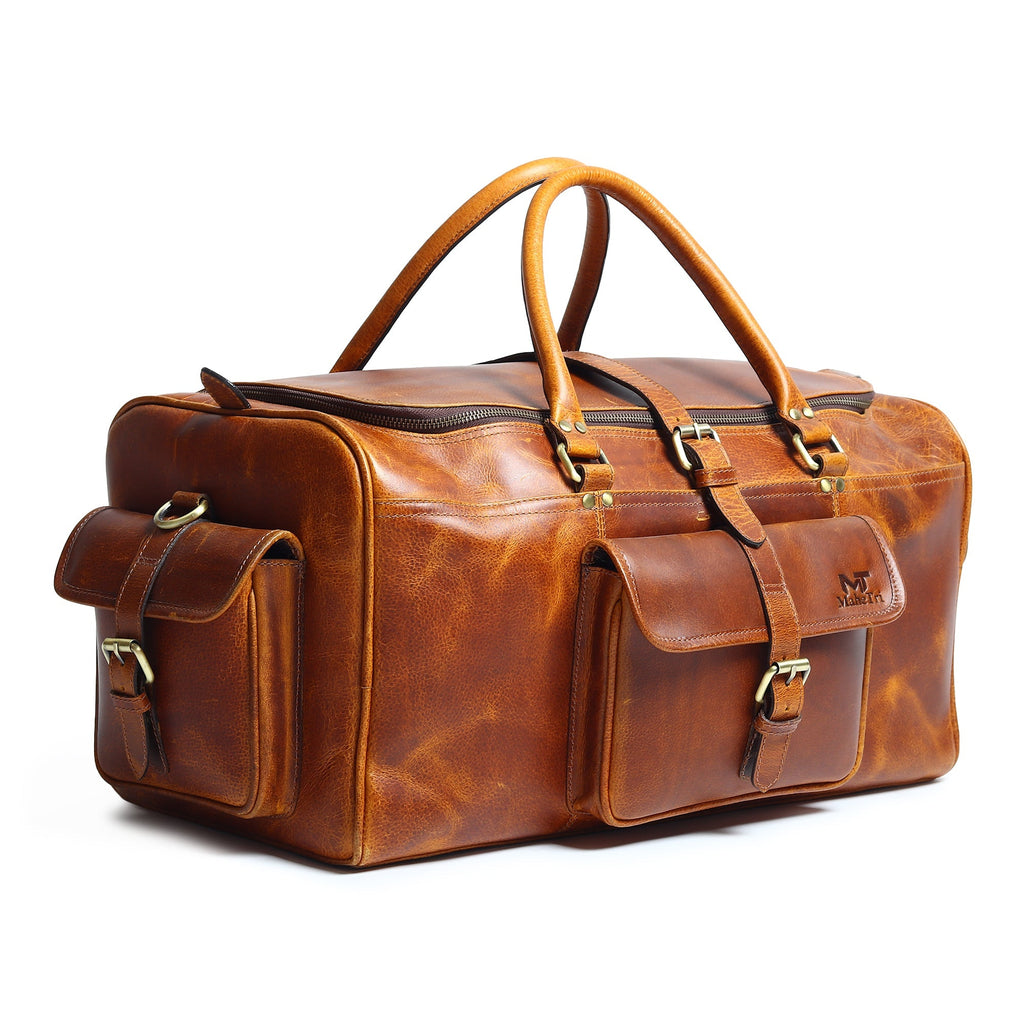 Berlin Leather Weekender Duffle