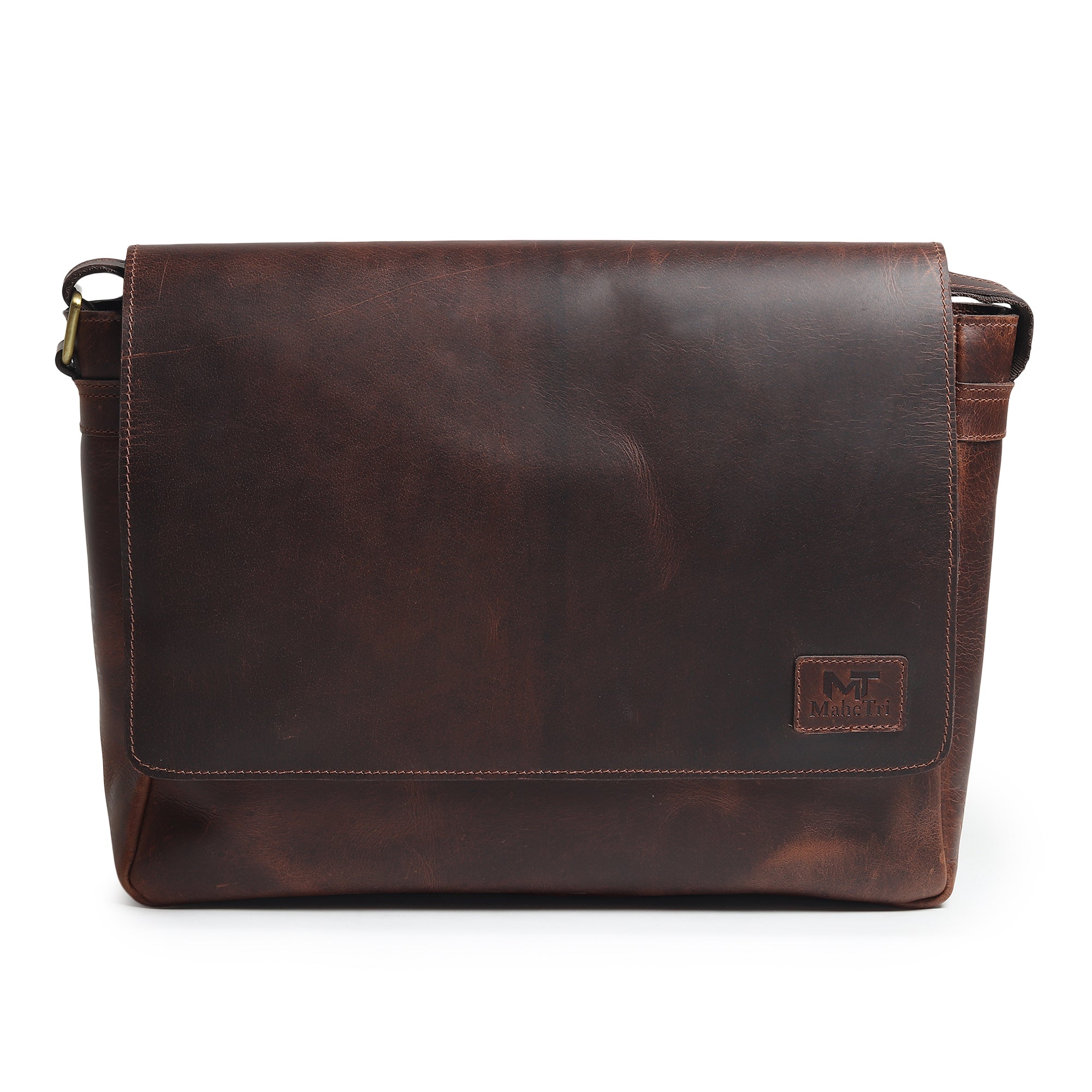 Sitka Leather Laptop Messenger