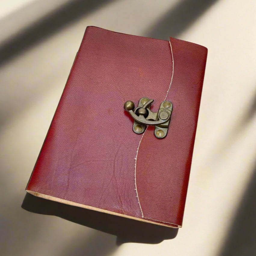 Brass Latch Handmade Leather Journal