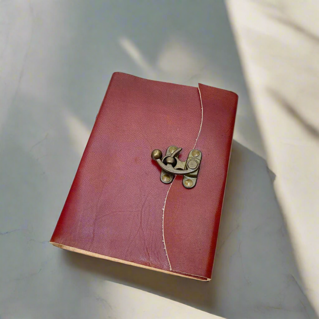 Brass Latch Handmade Leather Journal