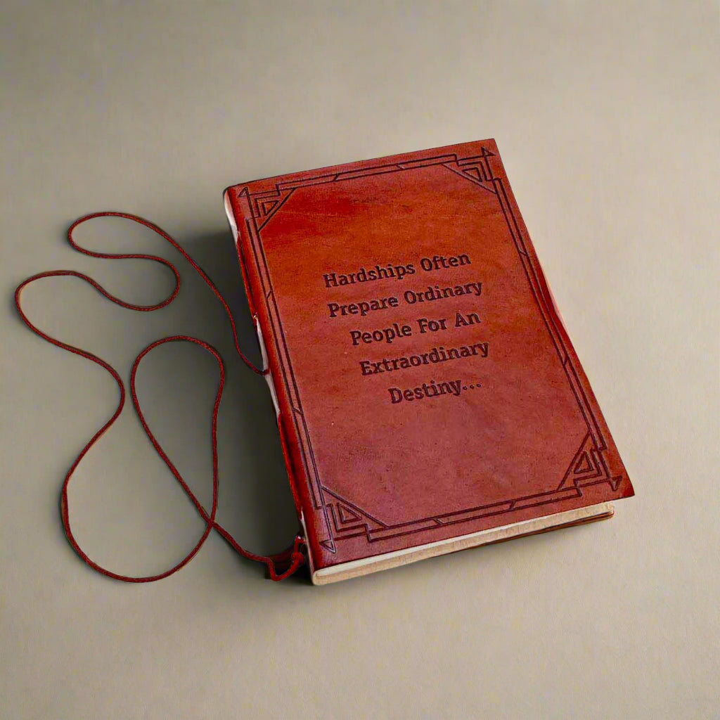 C.S. Lewis Quote Leather Journal, 7x5