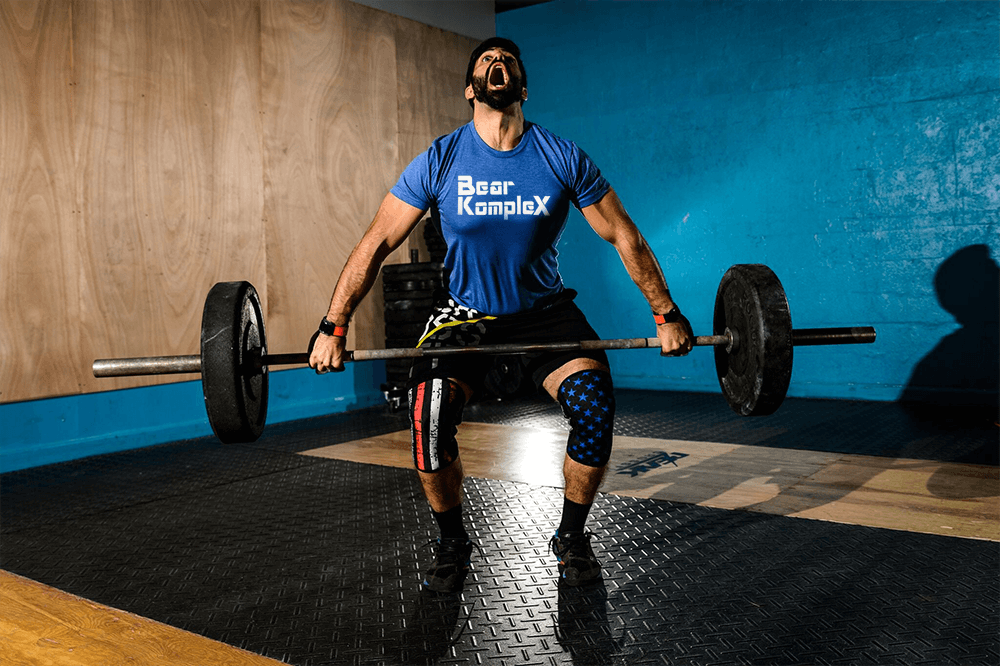 Bear KompleX Knee Sleeves, Stars and Stripes (Pair)