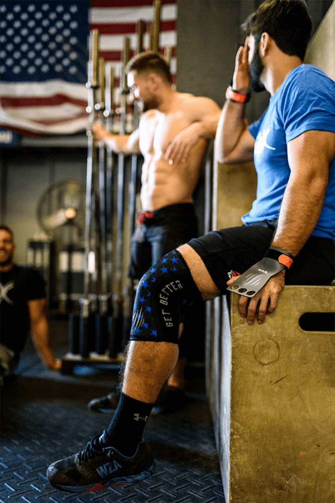 Bear KompleX Knee Sleeves, Stars and Stripes (Pair)