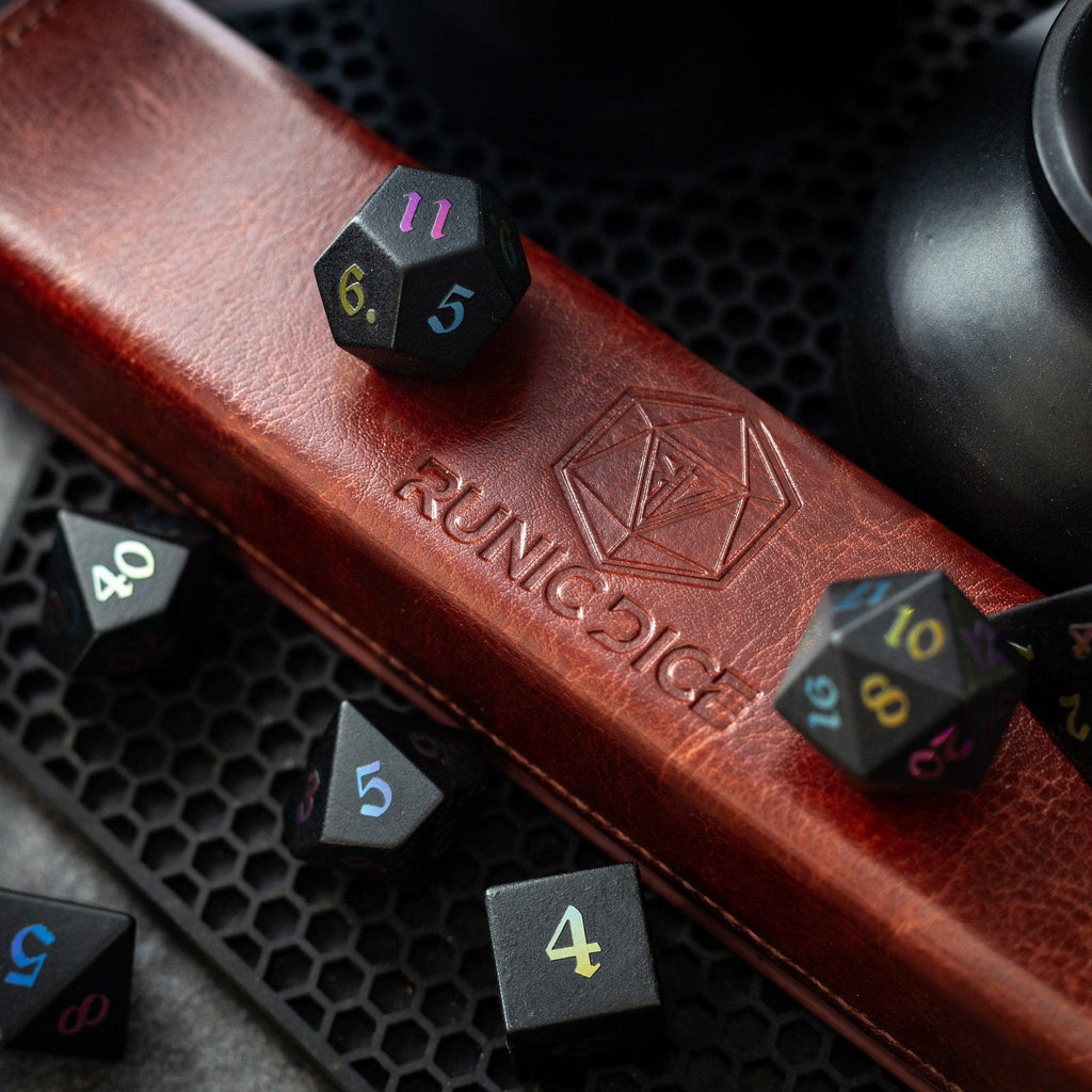 Inkfall Obsidian Dice Set
