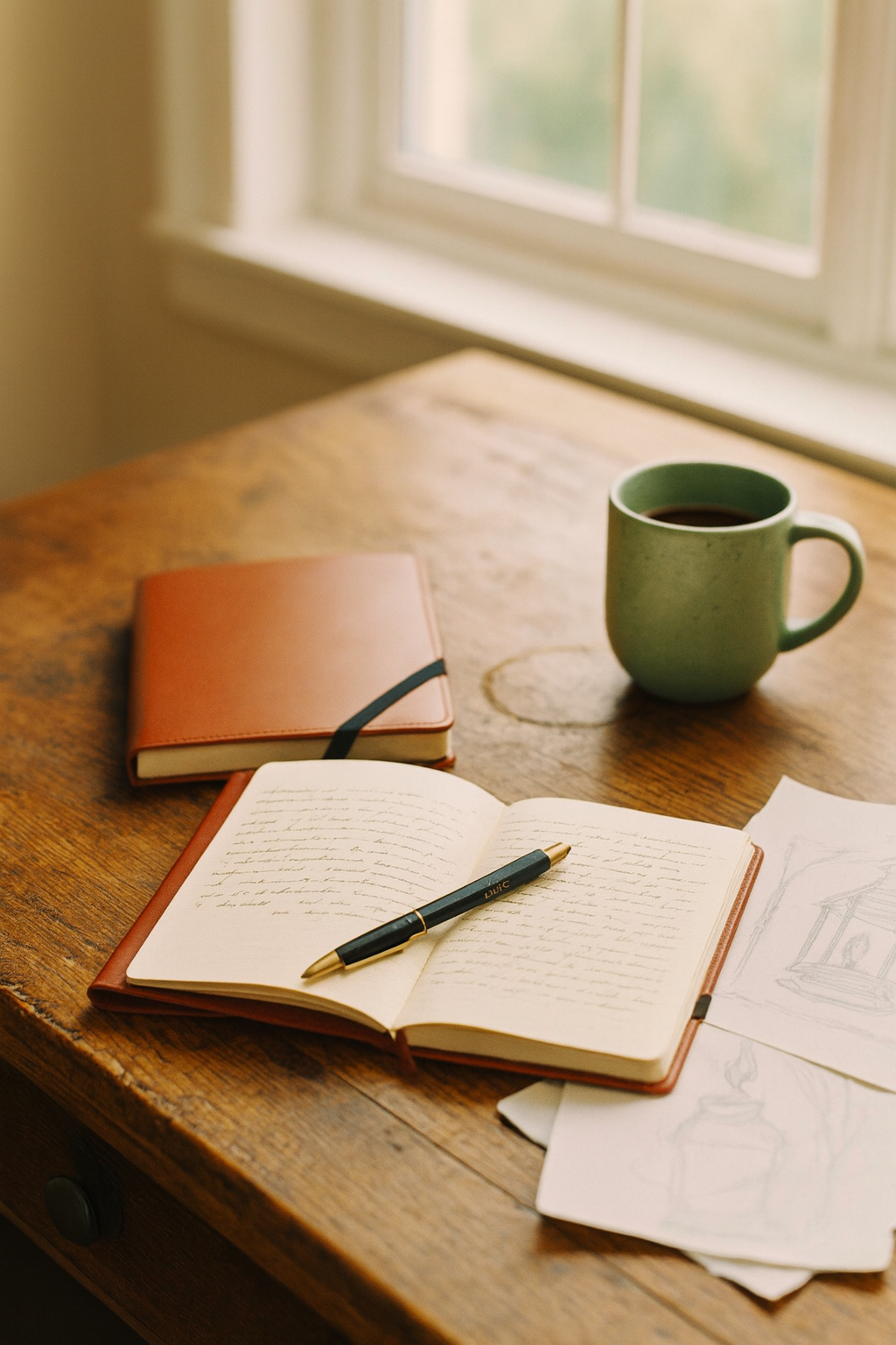 Journals Create card, real products