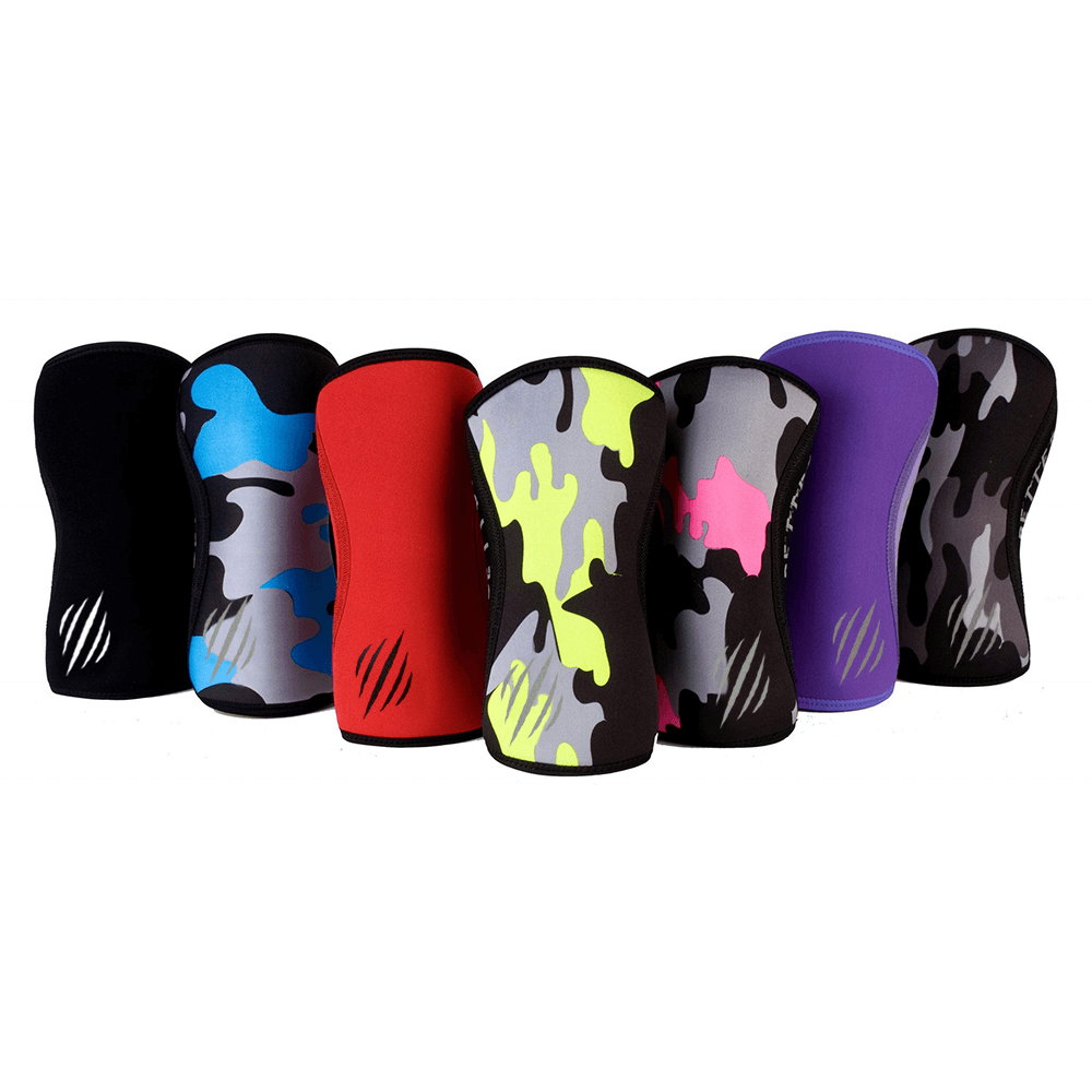 Bear KompleX Knee Sleeves, Black Camo (Pair)