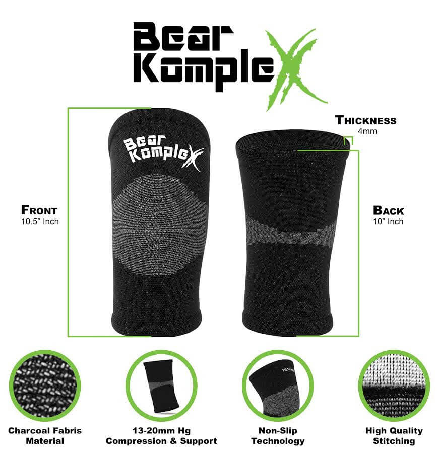 Bear KompleX LITE Knee Sleeves, 4mm (Pair)