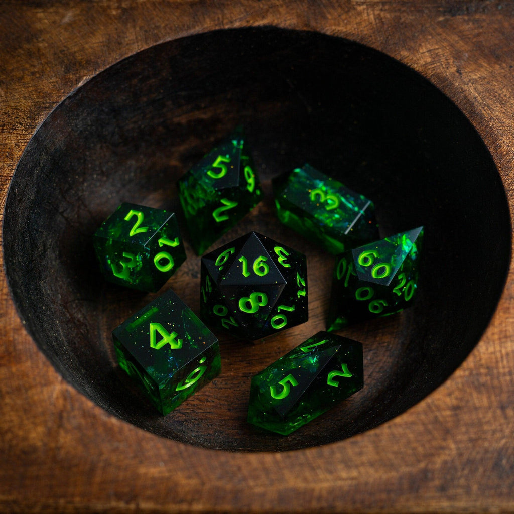 Nox Green Dice Set